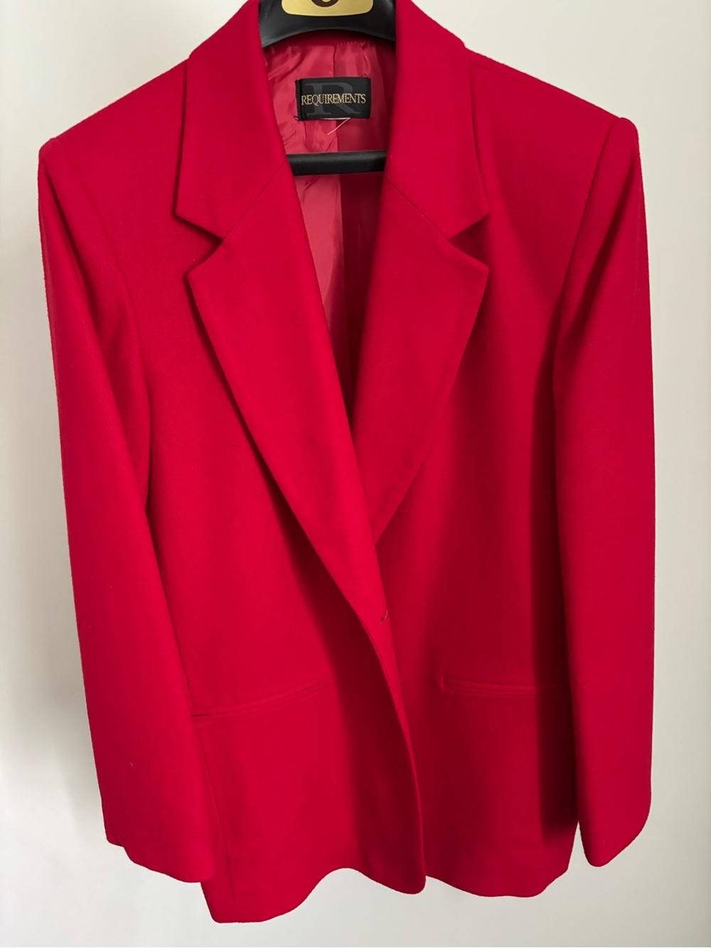 Vintage red blazer